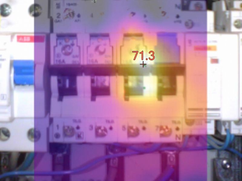 Termografering af automatsikring